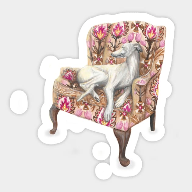 Whippet Sticker by HannahFarr